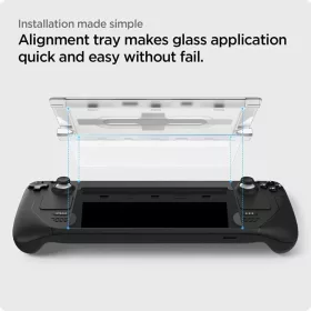 Tempered Glass Spigen Glas.tr "ez Fit" Steam Deck Clear-8809896740074 2 kép