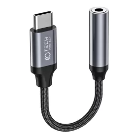 Tech-Protect UltraBoost USB-C / 3.5mm mini jack adapter - fekete-9490713929667 1 kép