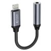 Tech-Protect UltraBoost Lightning / 3.5mm mini jack adapter - fekete-9490713929599 1 kép