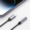 Tech-Protect UltraBoost Lightning / 3.5mm mini jack adapter - fekete-9490713929599 3 kép