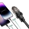 Tech-Protect CC30W autós töltő USB-C PD 30W / USB-A QC 3.0 - fekete-9490713933794 2 kép