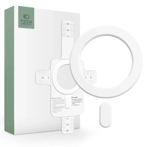 Tech-Protect MagMat MagSafe univerzális mágnesgyűrű - fehér-9490713934616 1 kép