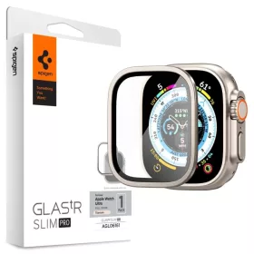   Edzett üveg Spigen GLAS.TR SLIM PRO Apple Watch ULTRA 1/2/3/4 (49 MM) TITÁNIUM üvegfólia
