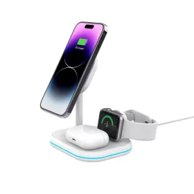 Tech-Protect QI15W-A27 3in1 vezeték nélküli töltőállomás MagSaf-9490713934647 1 kép