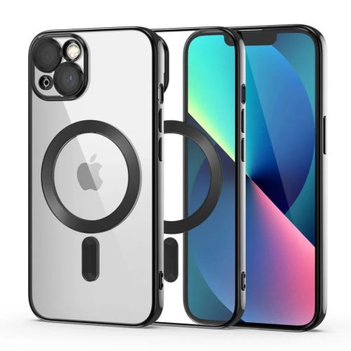 Tech-Protect MagShine Line MagSafe tok iPhone 13-hoz - fekete-9490713935477 1 kép