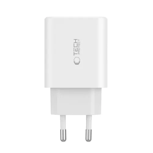 Tech-Protect NC30W hálózati töltő 2x USB-C PD 30W / USB-A QC 3.0 --9490713935231 2 kép