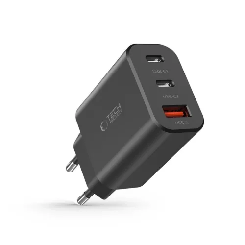 Tech-Protect NC30W hálózati töltő 2x USB-C PD 30W / USB-A QC 3.0 --9490713935231 6 kép