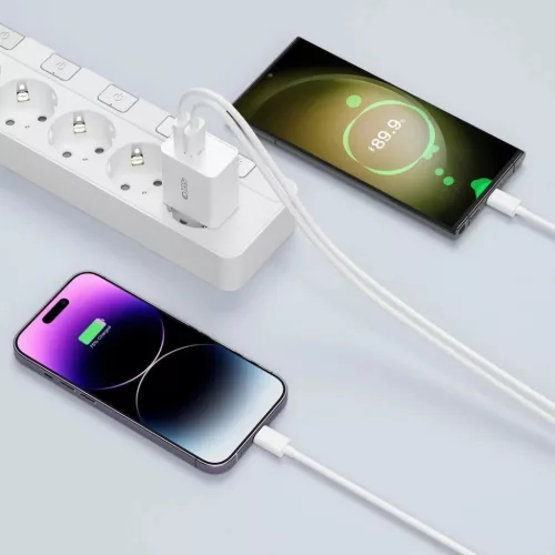 Tech-Protect NC30W USB-C PD 30W / USB-A QC 3.0 hálózati töltő - fe-9490713935187 4 kép