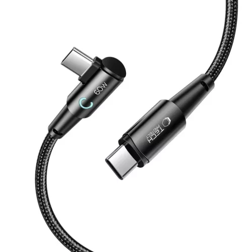 Tech-Protect UltraBoost L USB-C / USB-C kábel 60W 6A 2m - szürke-9490713935323 2 kép
