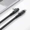 Tech-Protect UltraBoost L USB-C / USB-C kábel 60W 6A 2m - szürke-9490713935323 4 kép