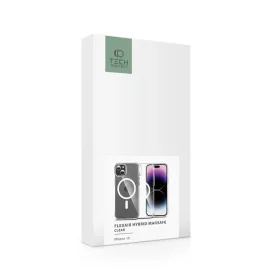 Tech-Protect FlexAir Hybrid MagSafe tok iPhone 15-höz - átlátszó-9490713936603 2 kép
