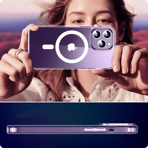 Tech-Protect FlexAir Hybrid MagSafe tok iPhone 15-höz - átlátszó-9490713936603 3 kép