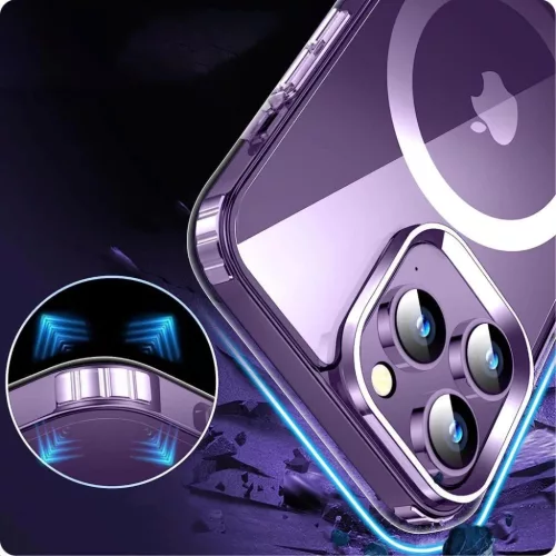 Tech-Protect FlexAir Hybrid MagSafe tok iPhone 15-höz - átlátszó-9490713936603 4 kép