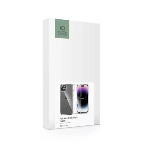Tech-Protect FlexAir Hybrid tok iPhone 15 - áttetsző-9490713936702 6 kép