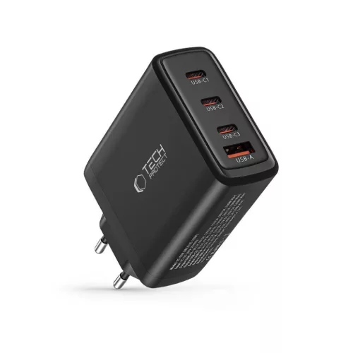 Tech-Protect NC100W-GAN GaN hálózati töltő 3x USB-C PD 100W / USB--9490713935101 6 kép