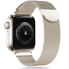   Tech-Protect MilaneseBand Apple Watch 4 / 5 / 6 / 7 / 8 / 9 / 10 / 11 / SE (38/40/41 mm) - bézs