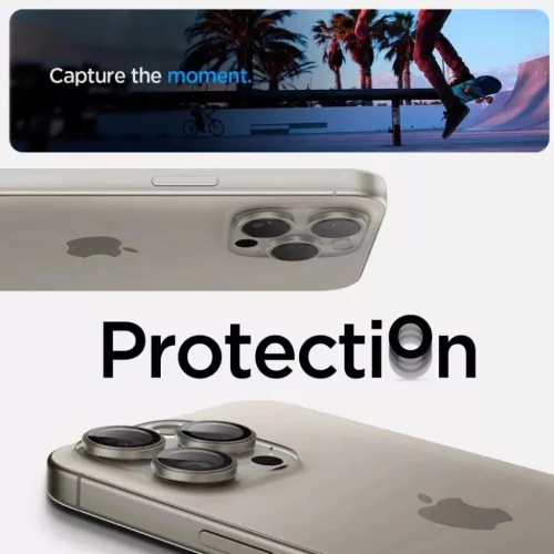 Spigen Optik.tR EZ Fit Kamera Protector iPhone 14 Pro / Pro Max / 15 P-8809971220545 8 kép