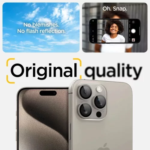 Spigen Optik.tR EZ Fit Kamera Protector iPhone 14 Pro / Pro Max / 15 P-8809971220545 10 kép