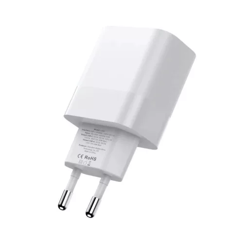 Tech-Protect C20W hálózati töltő 2x USB-C PD 20W - fehér-9319456607093 4 kép