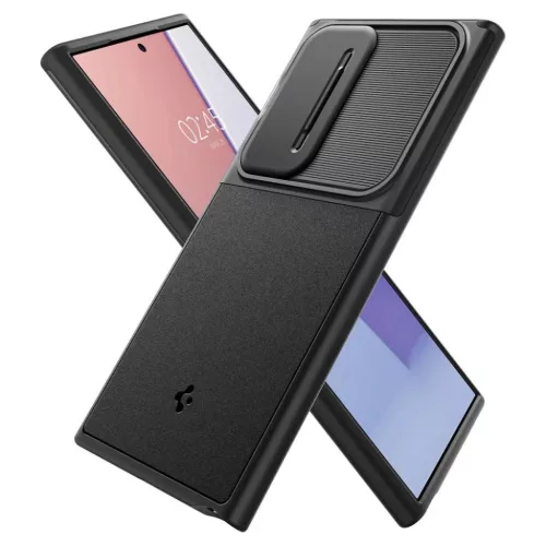Spigen Optik Armor tok Samsung Galaxy S24 Ultra - fekete-8809971221986 5 kép