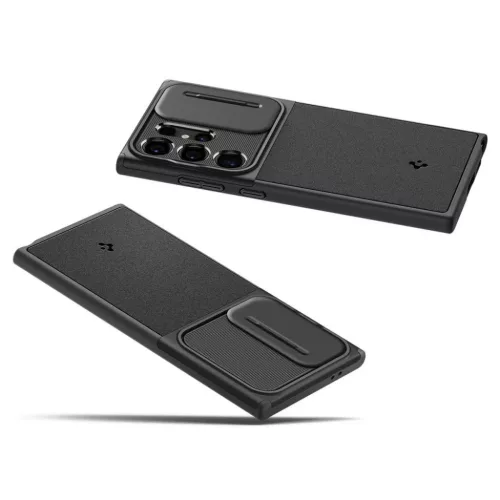 Spigen Optik Armor tok Samsung Galaxy S24 Ultra - fekete-8809971221986 6 kép