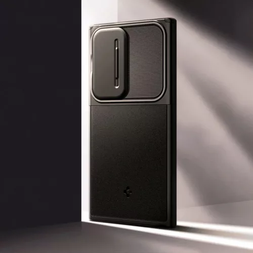 Spigen Optik Armor tok Samsung Galaxy S24 Ultra - fekete-8809971221986 7 kép