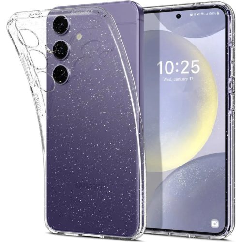 Spigen Liquid Crystal tok Samsung Galaxy S24+ - átlátszó és csillo-8809971222051 1 kép