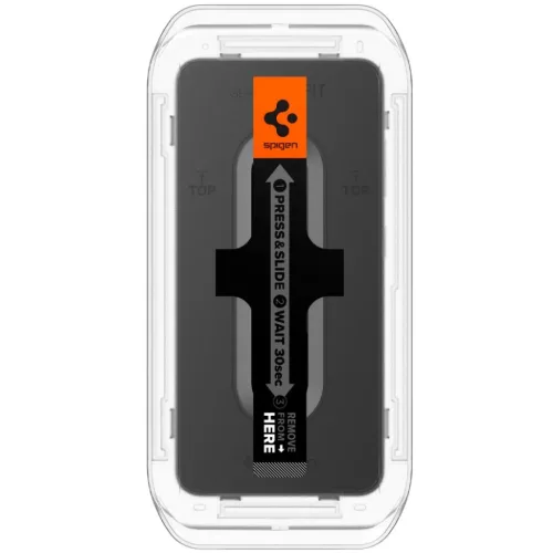 Spigen Glas.tR EZ Fit edzett üveg Samsung Galaxy S25 / S24 - 2 db üv-8809971223430 4 kép
