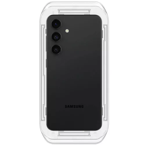 Spigen Glas.tR EZ Fit edzett üveg Samsung Galaxy S25 / S24 - 2 db üv-8809971223430 5 kép