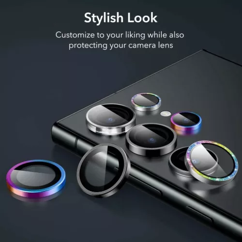 ESR kamera lencsevédő Samsung Galaxy S24 Ultra számára - Fekete-4894240189429 10 kép