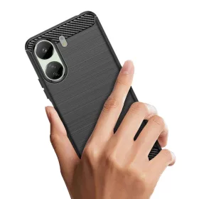 Tech-Protect TPUCarbon tok Xiaomi Redmi 13C / Poco C65 - fekete-9319456608571 2 kép