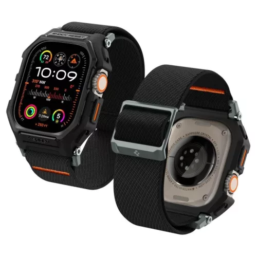  Apple Watch Ultra 1 / 2 / 3 (49 mm) matt fekete Spigen Lite Fit Pro t-8809896754125 9 kép