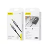 FONENG BM31 3.5MM JACK - 3.5MM JACK Kábel 1M Fekete-6970462518983 1 kép