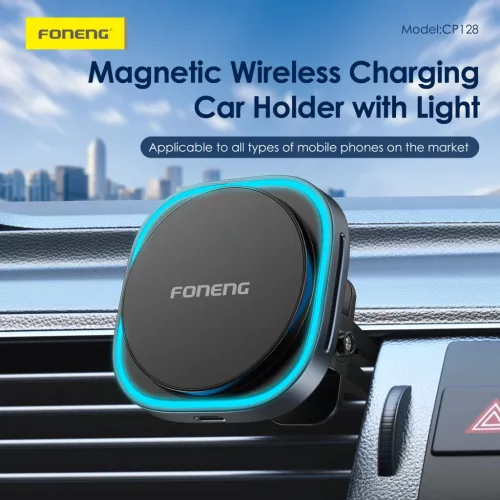 Magsafe CP128 15W vezeték nélküli töltéssel autós telefontartó -6970462510833 7 kép