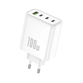   FONENG falitöltő GaN40 GaN PD 100W 3xUSB-C + 1xUSB QC3.0 Fehér