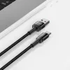 Tech-Protect UltraBoost Evo USB-A / USB-C kábel 100W 5A 1m - fekete-5906203690718 4 kép