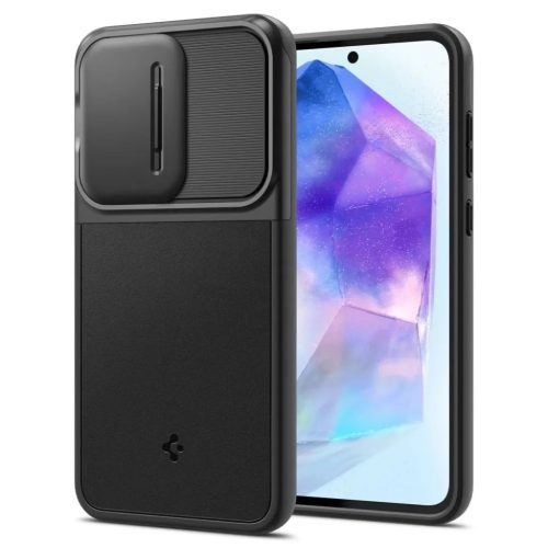 Spigen Optik Armor tok Samsung Galaxy A55 5G - fekete-8809971224482 1 kép