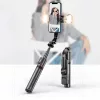 Tech-Protect L05S Bluetooth selfie bot állvánnyal és LED lámpával-5906203690381 8 kép