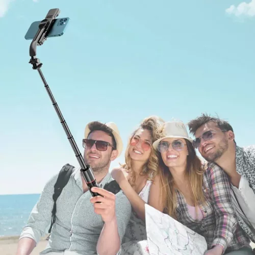 Tech-Protect L05S Bluetooth selfie bot állvánnyal és LED lámpával-5906203690381 9 kép
