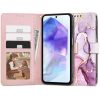 Tech-Protect Wallet tok Samsung Galaxy A55 5G - rózsaszín márvány-5906203692194 1 kép