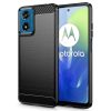 Tech-Protect TPUCarbon tok Motorola Moto G24 / G24 Power / G04 - Fekete