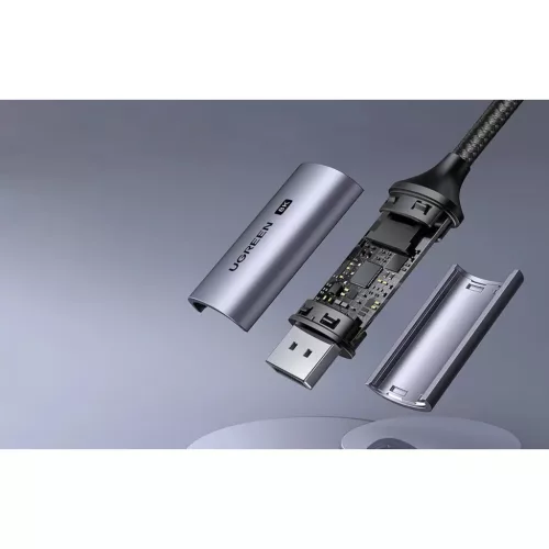 UGREEN CM556 USB-C to DisplayPort 8K 1m (fekete) kábel-6941876221578 6 kép