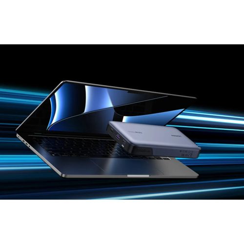 Powerbank 20000mAh Ugreen PB720, USB + 2x USB-C, 100W PD (szürke)-6941876221868 5 kép