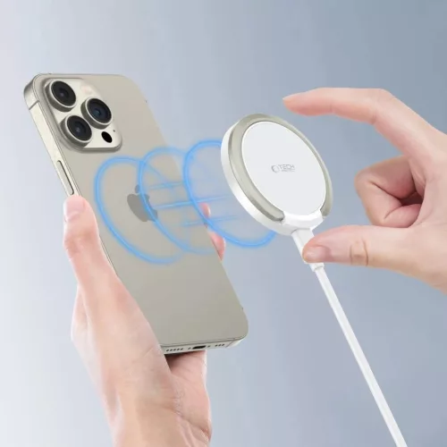 Tech-Protect QI15W-A33 induktív töltő MagSafe és állvány funkci�-5906302308330 4 kép