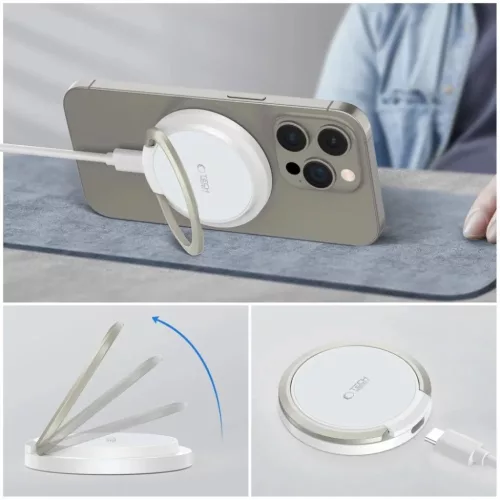 Tech-Protect QI15W-A33 induktív töltő MagSafe és állvány funkci�-5906302308330 8 kép