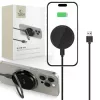 Tech-Protect QI15W-A33 induktív töltő MagSafe-el és állvánnyal USB-A / USB-C kábellel - fekete