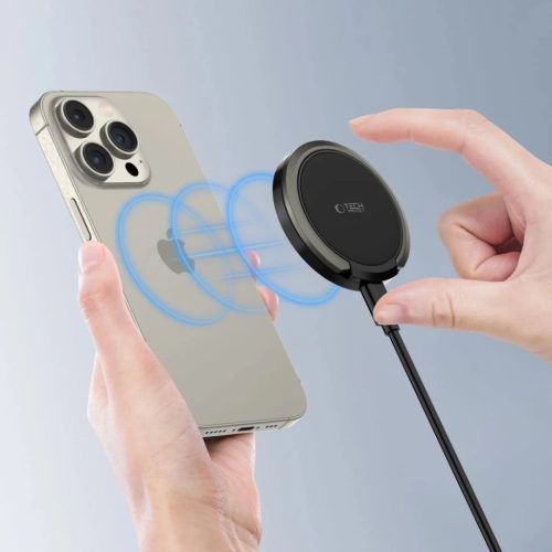 Tech-Protect QI15W-A33 induktív töltő MagSafe-el és állvánnyal U-5906302308347 5 kép