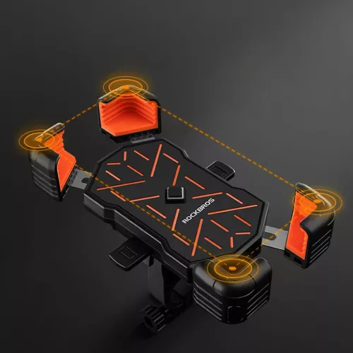 Rockbros HW-117 kormányra rögzíthető telefontartó fekete és nara-5907769390296 6 kép