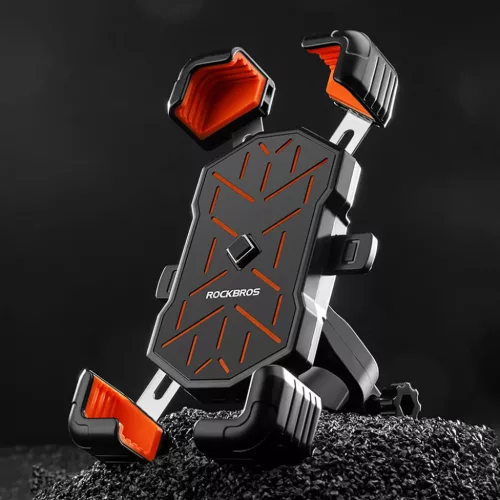 Rockbros HW-117 kormányra rögzíthető telefontartó fekete és nara-5907769390296 10 kép