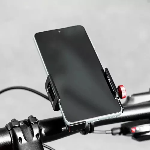 Rockbros 25210038101 bilincses kerékpáros telefontartó – fekete-5907769390326 7 kép